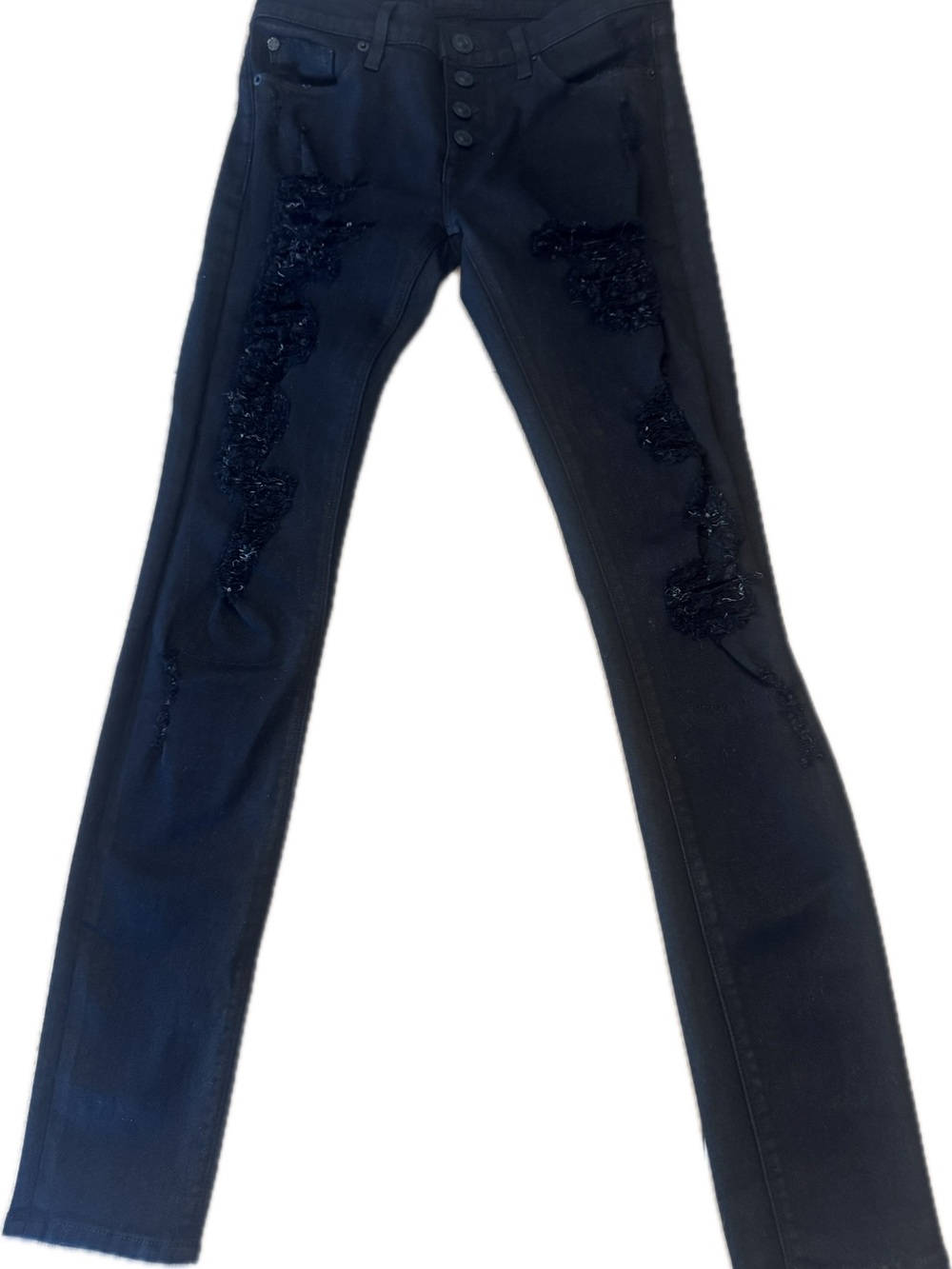Hudson Jeans, Clara Skinny, Black, 27”
